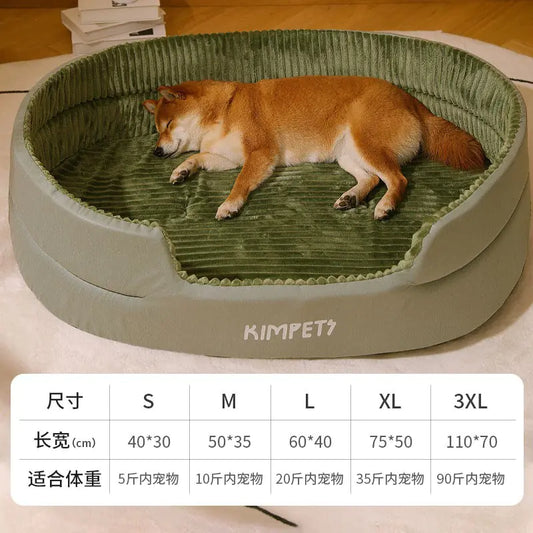 Dog Bed with Removable Washable Cover